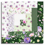 Matt's Clothworks Pre-Cut Log Cabin Table Runner Kit - Chateau En Fleur - Forest