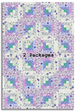 Matt's Wilmington Pre-Cut 12 Block Log Cabin Quilt Kit - Pansy Fields - Fuchsia