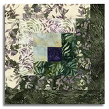 Matt's Hoffman Bali Batiks Pre-Cut 12 Block Log Cabin Quilt Kit - Meadow Lane - Green