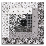 Riley Blake Pre-Cut 12-Block Log Cabin Quilt Kit - Ink & Ivory - Charcoal