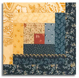 Moda Pre-cut Log Cabin Table Runner Kit - Miss Mollie - Indigo