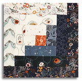 Moda Pre-cut 12 Block Log Cabin Quilt Kit - Foraged Found & Hand Me Down - Iron