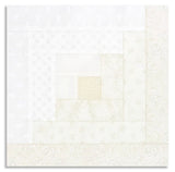 Matt's Andover Pre-Cut 12 Block Log Cabin Quilt Kit - Simply Light - Latte