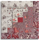 Moda French General Pre-cut 12 Block Log Cabin Quilt Kit - Fleur De Paris - Lavender