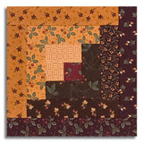 Moda Kansas Troubles Moda Pre-cut Log Cabin Table Runner Kit - Flannel Season - Mahogany