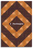 Moda Kansas Troubles Quilters Pre-cut 12 Block Log Cabin Quilt Kit - Flannel Season - Mahogany