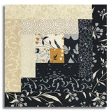 Moda Pre-Cut Log Cabin Table Runner Kit - Arabesque - Midnight
