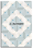 Andover Pre-Cut 12 Block Log Cabin Quilt Kit - Sewing Bird - Mist