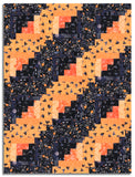 Moda Pre-cut 12 Block Log Cabin Quilt Kit - Coven - Onyx
