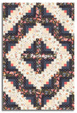 Moda Pre-cut 12 Block Log Cabin Quilt Kit - Fieldrush - Portobello