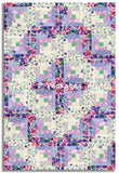 Matt's Wilmington Pre-Cut 12 Block Log Cabin Quilt Kit - Pansy Fields - Purple