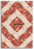 Matt's Moda Pre-cut 12 Block Log Cabin Quilt Kit - Le Jardin Rouge - Red