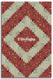 Moda 3 Sisters Pre-cut 12 Block Log Cabin Quilt Kit - Ambiance - Rose