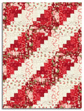 Matt's Moda Pre-cut 12 Block Log Cabin Quilt Kit - Je Taime - Scarlet