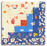 Moda Pre-cut 12 Block Log Cabin Quilt Kit - Persimmon - Twilight