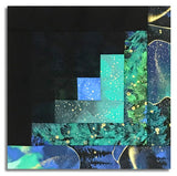 Matt's Timeless Treasures Pre-Cut 12 Block Log Cabin Quilt Kit - Endless Sky