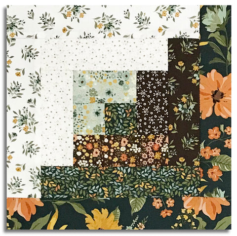 Matt's Riley Blake Pre-Cut Log Cabin Table Runner Kit - Worth Repeating