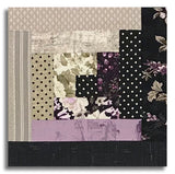 Wilmington Pre-Cut 12 Block Log Cabin Quilt Kit - Blackberry Bramble