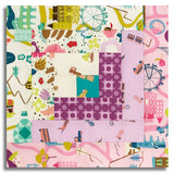 Riley Blake Pre-Cut 12-Block Log Cabin Quilt Kit - The Genesis Of A Journey