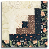 Moda Pre-cut 12 Block Log Cabin Quilt Kit - Sunlit Ruins