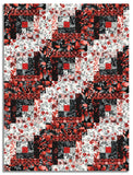 Henry Glass & Co. Pre-Cut 12 Block Log Cabin Quilt Kit - Scarlet's Treasure 2