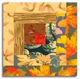 Free Spirit Pre-Cut Log Cabin Table Runner Kit - Golden Harvest
