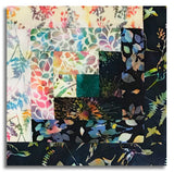 Hoffman Bali Batiks Pre-Cut 12 Block Log Cabin Quilt Kit - Ultraviolet