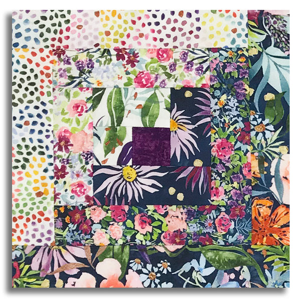 Moda Pre-cut 12 Block Log Cabin Quilt Kit - Soulstice