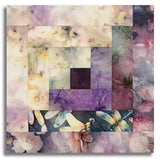 Hoffman Pre-Cut 12 Block Log Cabin Quilt Kit - Wings Over Wildflowers