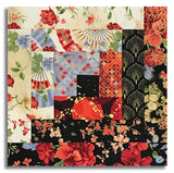 Matt's Timeless Treasures Pre-Cut Log Cabin Table Runner Kit - Imperial Bloom