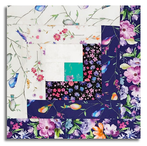 Windham Pre-Cut Log Cabin Table Runner Kit - Serafina