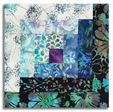 Hoffman Bali Batiks Pre-Cut 12 Block Log Cabin Quilt Kit - Electric Slide