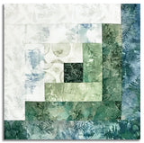Matt's Northcott Pre-Cut 12 Block Log Cabin Quilt Kit - Altitude