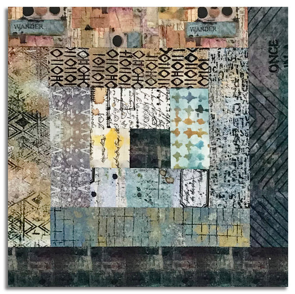 Matt's Free Spirit Pre-cut 12 Block Log Cabin Quilt Kit - One Layer Away