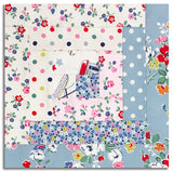Matt's Riley Blake Pre-Cut 12-Block Log Cabin Quilt Kit - CK Signature Collection