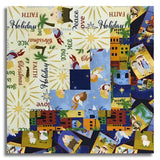 Blank Quilting Pre-Cut 12 Block Log Cabin Quilt Kit - Away In A Manger