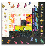 Andover Pre-Cut 12 Block Log Cabin Quilt Kit - Color Wheel