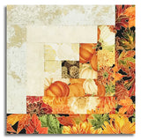 Timeless Treasures Pre-Cut 12 Block Log Cabin Quilt Kit - Give Thanks
