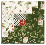 Matt's Riley Blake Pre-Cut 12-Block Log Cabin Quilt Kit - Holiday Spirit