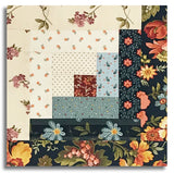 Andover Pre-Cut 12 Block Log Cabin Quilt Kit - Farmer's Daughter