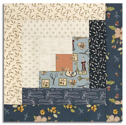 Matt's Riley Blake Pre-Cut Log Cabin Table Runner Kit - Charmed & Treasured