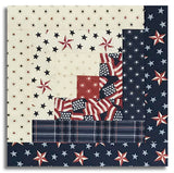Moda Pre-Cut Log Cabin Table Runner Kit - America 250 Years