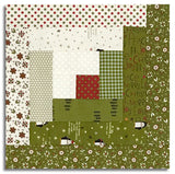 Matt's Moda Pre-cut Log Cabin Table Runner Kit - Chilly