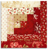 Andover Pre-Cut 12 Block Log Cabin Quilt Kit - Little Sweetheart