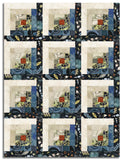 Windham Pre-Cut 12 Block Log Cabin Quilt Kit - Flora & Form