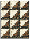 Matt's Moda Pre-cut 12 Block Log Cabin Quilt Kit - Northwoods Lodge