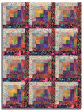 In The Beginning Pre-Cut 12 Block Log Cabin Quilt Kit - Impressions