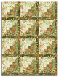 Matt's Northcott Pre-Cut 12 Block Log Cabin Quilt Kit - Stonehenge Organics