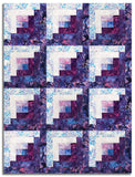 Hoffman Bali Batiks Pre-Cut 12 Block Log Cabin Quilt Kit - Cotton Candy Dreams