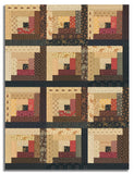 Andover Pre-Cut 12 Block Log Cabin Quilt Kit - Bridgeport